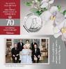 Isle Of Man 50p Isle Of Man-2017-Platinum Wedding Limited Edition Proof-Like Pt 8-Commemorative -