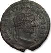 ROMAN EMPIRE 27mm silvered AE follis circa 296-297 A.D. Galerius as Caesar, Treveri (Trier) - mark TR, B - Γ in fields - double strike VF / VF+ some original silvering