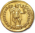 ROMAN EMPIRE AV gold solidus circa 364 A.D. Valens, Nicomedia mint - mintmark SMNS - EF++ light gold toning, minor contact marks