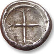 ANCIENT GREECE 8mm AR silver litra circa 480-470 B.C. Time of Hieron I, Sicily, Syracuse - tiny coin in great condition - VF+ light steelgrey toning