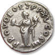 ROMAN EMPIRE AR silver denarius circa 161 A.D. Marcus Aurelius, Rome mint - PROV DEOR TR P XV COS III, Providentia - VF / VF+ cleaned