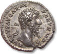 ROMAN EMPIRE AR silver denarius 166 A.D. Lucius Verus, Rome mint - TR P VI•IMP IIII COS II / PAX - beautifully toned VF+ / EF-steelgrey toning, hints of gold irridesce