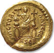 ROMAN EMPIRE AV gold solidus circa 462 A.D. Leo I, Thessalonica - very rare consular issue, long provenance list + published VF+ some minor scraping on the obverse, punchmark