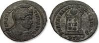 ROMAN EMPIRE AE silvered follis / nummus Constantine I, Treveri (Trier) mint 1st officina - mintmark •PTR(crescent) - -