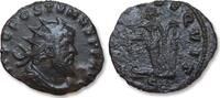 ROMAN EMPIRE BI silvered antoninianus Aureolus, Mediolanum (Milan) 2nd officina - CONCORD EQVIT - obv spelling variety -