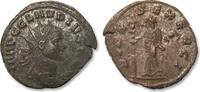 ROMAN EMPIRE AE/BI silvered antoninianus Claudius II Gothicus, Rome mint - FIDES EXERCI reverse - -