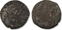 ROMAN EMPIRE AE/BI silvered antoninianus Claudius II Gothicus, Rome mint - PROVIDENTI AVG, X reverse - scarcer type -