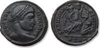 ROMAN EMPIRE AE (silvered) follis / nummus Constantine I, Treveri (Trier) mint - mintmark PTR (crescent) -
