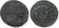 ROMAN EMPIRE AE follis / nummus Constantius II as Augustus, Siscia mint - mintmark ЄSIS - -