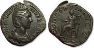 ROMAN EMPIRE AE 32mm sestertius Otacilia Severa, Rome mint - CONCORDIA AVGG - -