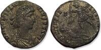 ROMAN EMPIRE AE silvered centenionalis Constantius II as Augustus, Alexandria mint - gold toning on the silvering - -