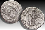 ANCIENT GREECE 13mm AR silver litra Sicily, Camarina / Kamarina - tiny coin in great condition - -