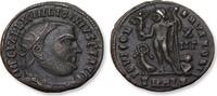 ROMAN EMPIRE AE (silvered) follis / nummus Licinius I, Alexandria mint - IOVI CONSERVATORI X/IIΓ, SMALA - -