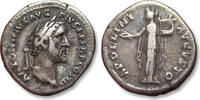 ROMAN EMPIRE AR silver denarius Antoninus Pius, Rome - APOLLINI AVGVSTO - -