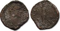 ROMAN EMPIRE AE 33mm sestertius Antoninus Pius, Rome - SALVS AVG - wobbly / bend flan (what happened to it?) -