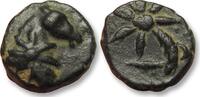 ANCIENT GREECE AE 11 Pontos, uncertain mint, Time of Mithradates VI - Horse and fiery comet - -
