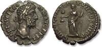 ROMAN EMPIRE Commodus, Rome mint - well struck coin from the last year of his reign - AR silver denarius 192 A.D. VF+/EF- blackish toning, thin flan 