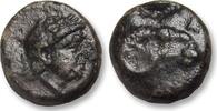 ANCIENT GREECE AE 10 TROAS, Kebren - interesting tiny little coin - -