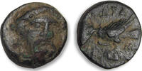 ANCIENT GREECE AE 12 MYSIA, Adramyteion / Adramytion - eagle on rock or hare - scarce little coin -