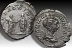 ROMAN EMPIRE AR silver denarius Plautilla (struck under Caracalla), Rome - PROPAGO IMPERI reverse - -