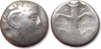 ANCIENT GREECE AR didrachm KYRENAICA / Cyrenaica - Kyrene / Cyrene, time of Magas -