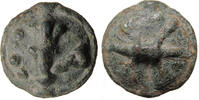 Grieks munten AE Quadrunx Apulia, Luceria -