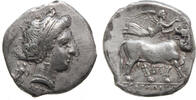 Grieks munten Campania didrachm. Campania Neapolis -