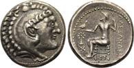MITTLERE UND UNTERE DONAU ALEXANDER III.-NACHAHMUNGEN Tetradrachme 3. - 2. Jh. v. Chr. Leichte Tönung, Rs. leichter Doppelschlag, fast vz
