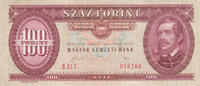 Europe 1989 XF HUNGARY P.171h - 100 Forint  6,00 EUR  + 10,00 EUR frais d'envoi