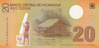 North America 2007 NICARAGUA P.202b - 20 Córdobas UNC  4,50 EUR  + 10,00 EUR frais d'envoi