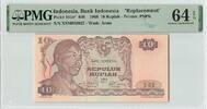  1968 INDONESIA P.105a - 10 Rupiah Replacement PMG 64 EPQ  34,50 EUR  + 10,00 EUR frais d'envoi