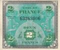 Europe 1944 XF FRANCE P.114a - 2 Francs  4,00 EUR  + 10,00 EUR frais d'envoi
