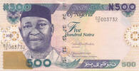 Africa 2020 NIGERIA P.30s - 500 Naira UNC  7,00 EUR  + 10,00 EUR frais d'envoi