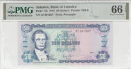  1987 JAMAICA P.71b - 10 Dollars PMG 66 EPQ  39,50 EUR  + 10,00 EUR frais d'envoi