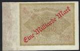 Allemagne / Deutschland / Germany 1 Milliarde Mark 15/12/1923 Reichsbanknote TTB+