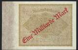 Allemagne / Deutschland / Germany 1 Milliarde Mark 15/12/1923 Reichsbanknote TTB+