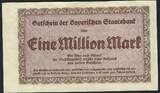 Baviere / Bayern / Bavaria 1 Million Mark 01/08/1923 Bayerischen Staatsbank TTB+