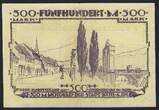 Allemagne / Deutschland / Germany 500 Mark 25/10/1922 Kehl Am Rhein TTB+