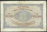 Sarre / Saarland 50 Centimes 1920 Mines domaniales de la Sarre série B S