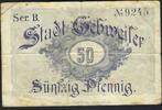 France / Frankreich / Guebwiller 50 Pfennig Stadt Gebweiler -