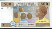 Gabon 500 Francs Banque des états de l'Afrique Centrale -