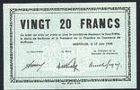 France / Frankreich / Mulhouse / Elsass 20 Francs Ville de Mulhouse série C -