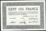 France / Frankreich / Mulhouse / Elsass 100 Francs Ville de Mulhouse série C -