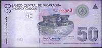 Nicaragua 50 Cordobas Banco Central De Nicaragua -