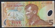 Nouvelle Zélande / New Zeland 5 Dollars Reserve Bank of New Zealand -