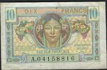 France / Frankreich 10 Francs Trésor Français série A -