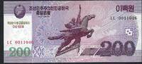 Corée du Nord / North Korea 200 Won Korean Central Bank -