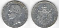 France / Frankreich / Paris 5 Francs Napoléon III tête nue -