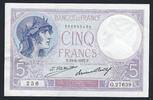 France / Frankreich 5 Francs Violet Q.27639 -
