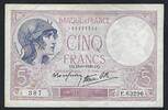 France / Frankreich 5 Francs Violet E.63296 -